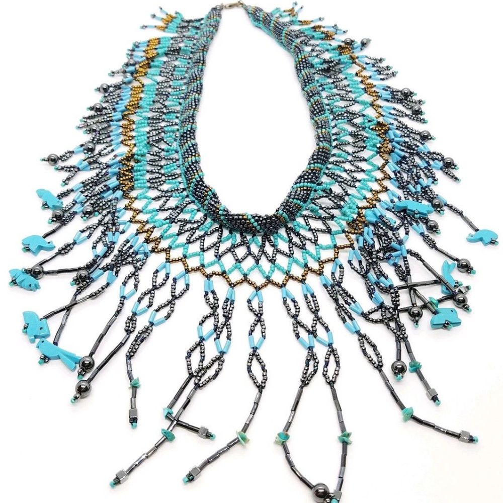 925 sterling silver turquoise bird animal necklace